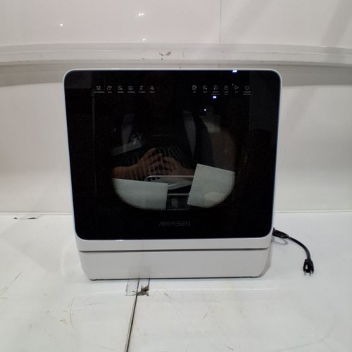 AIRMSEN PORTABLE MINI COUNTERTOP DISHWASHER WITH 8 PROGRAMS - 5L - WHITE - (MODEL: TDQR09) image 4