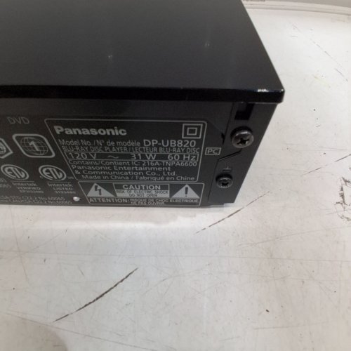 PANASONIC ULTRA HD BLU-RAY PLAYER WITH DOLBY VISION, HI-RES AUDIO & VOICE ASSIST - BLACK (MODEL: DP-UB820PCK) image 11