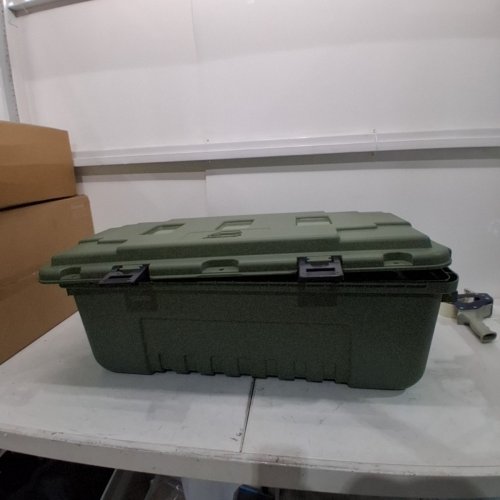 PLANO HEAVY DUTY SPORTSMAN'S TRUNK WITH WHEELS - 102L - GREEN (MODEL: P000044/PLAT19OD) image 2