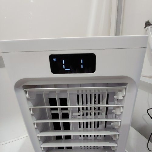 OEARE 3-IN-1 PORTABLE AIR COOLER WITH 4 MODES & 3 SPEEDS, AUTO OSCILLATING AND 12H TIMER - 6L - WHITE (MODEL: AC2401TR-L) image 2