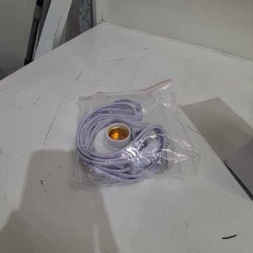 LIGHT SOCKET EXTENSION CORD - WHITE image 3