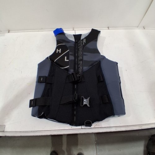 MEN'S HYPERLITE NEOPRENE PFD LIFE VEST WITH BUCKLE STRAPS - LARGE - BLACK/GREY (MODEL: 3246/1819494) image 3