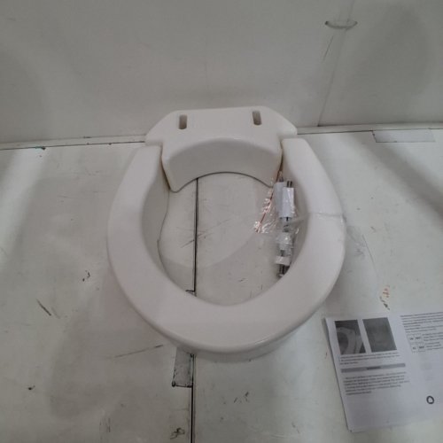 RAISED TOILET SEAT - 3.5" - 300LB CAPACITY - WHITE (MODEL: SC7060Q-S-4) image 2