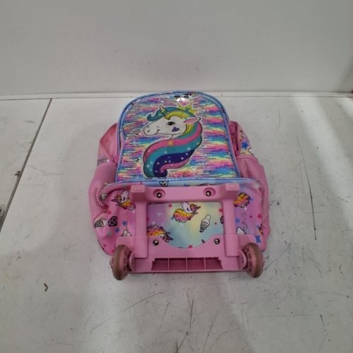 UNICORN ROLLING BACKPACK - PINK / MULTICOLOUR image 2