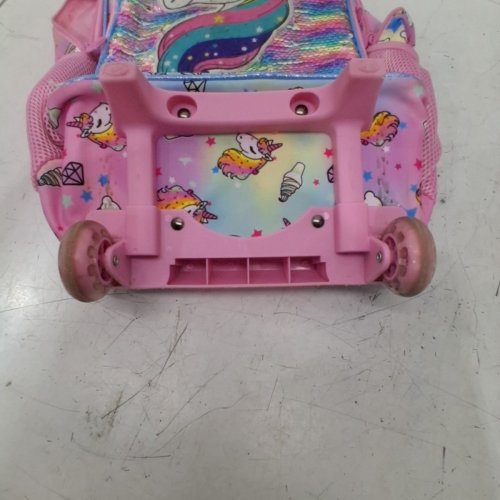 UNICORN ROLLING BACKPACK - PINK / MULTICOLOUR image 3