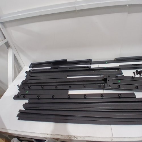 DOPINMIN METAL BED FRAME WITH STURDY STEEL SLATS - QUEEN - BLACK (MODEL: BF-Q-525-BLACK) image 3