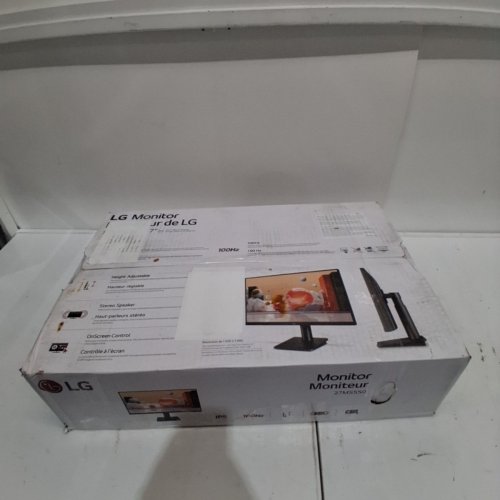 LG FHD IPS DISPLAY MONITOR WITH 100HZ REFRESH RATE, DYNAMIC ACTION SYNC, & BUILT-IN SPEAKERS - 27" - BLACK (MODEL: 27MS550-B) image 5