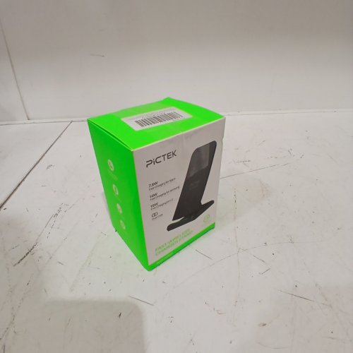 PICTEK FAST WIRELESS CHARGER STAND COMPATIBLE WITH APPLE - 7.5W / 10W / 15W - BLACK (MODEL: PA082B) image 4