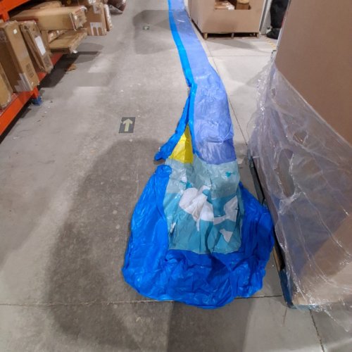 WATER SLIDES WITH 3 BODYBOARDS - 26FT - YELLOW/BLUE image 2