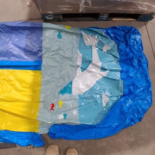 WATER SLIDES WITH 3 BODYBOARDS - 26FT - YELLOW/BLUE image 8