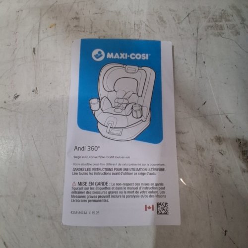 MAXI-COSI ANDI 360 ROTATING ALL-IN-ONE CONVERTIBLE CAR SEAT - AUTHENTIC TRUFFLE (MODEL: 22967CTRU) image 8