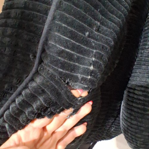 FOLDING SOFA BED WITH PILLOW AND BACK SUPPORT - CORDUROY BLACK image 5