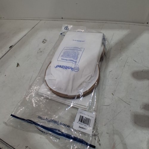 10PK JANITIZED PREMIUM REPLACEMENT COMMERCIAL VAC BAG - WHITE (MODEL: JAN-PTMV-2) image 4