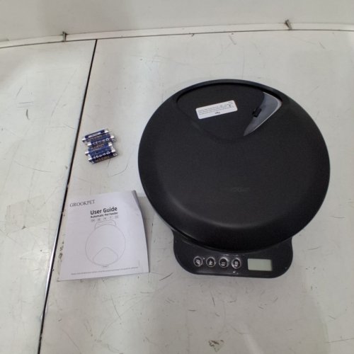 GROOKPET AUTOMATIC PET FEEDER WITH 4 COMPARTMENTS FOR WET OR DRY FOOD - BLACK image 3