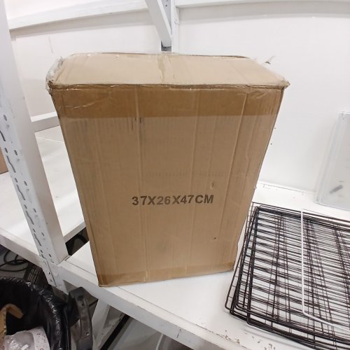 LARGE INDOOR CAT CAGE WITH LITTER BOX - 42" - BLACK image 5