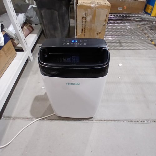 SERENELIFE COMPACT HOME AC COOLING UNIT WITH REMOTE, BUILT-IN DEHUMIDIFIER & FAN MODES 10,000 BTU SACC - 500 SQFT - WHITE (SLPAC14) image 4