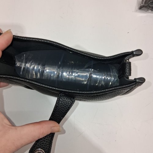 WOMEN'S HERMES EVELYNE CROSSBODY BAG - BLACK image 3