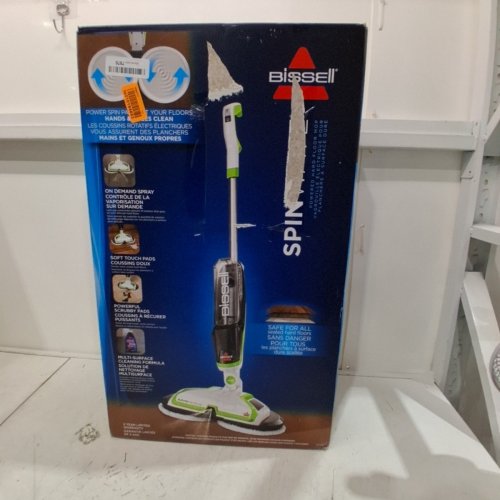 BISSELL SPINWAVE CORD POWERED HARD FLOOR MOP - 28OZ CAPACITY (MODEL: 2039C) image 9