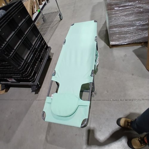 2PK SUNNYFEEL 5-POSITION RECLINING FOLDING BEACH LOUNGER - MINT GREEN (MODEL: AB2025M) image 4