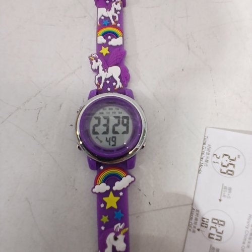 KIDS UNICORN PRINT DIGITAL WATCH - PURPLE image 2