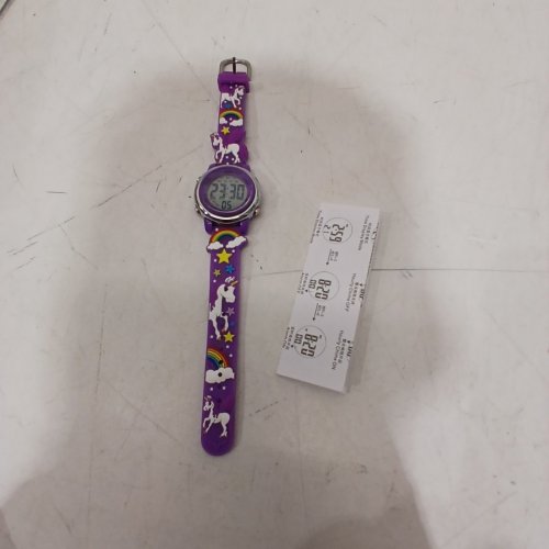 KIDS UNICORN PRINT DIGITAL WATCH - PURPLE image 4