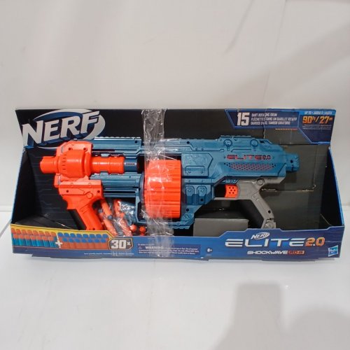 NERF ELITE 2.0 SHOCKWAVE RD-15 BLASTER WITH DARTS (MODEL: 2414317) image 2