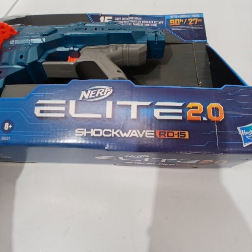 NERF ELITE 2.0 SHOCKWAVE RD-15 BLASTER WITH DARTS (MODEL: 2414317) image 3