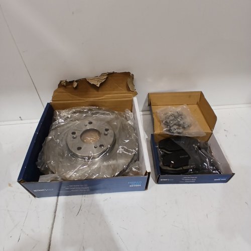 6PC DETROIT AXLE FRONT VENTED DISC BRAKE ROTORS CERAMIC PADS KIT - FOR VARIOUS HONDA/ACURA MODELS (MODEL: R052519111/BPD91400 / R052513003/BRR31347) image 3
