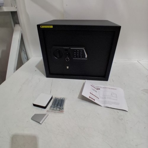 TENAMIC FIREPROOF ELECTRONIC SAFE LOCK BOX - BLACK image 2