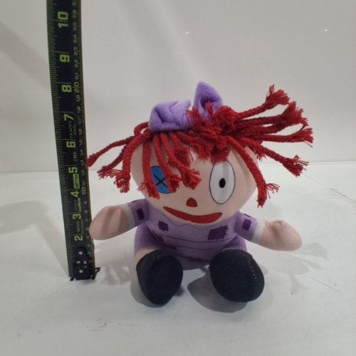 PLUSH RAG DOLL - APPROX. 8" TALL - MULTICOLOR image 3