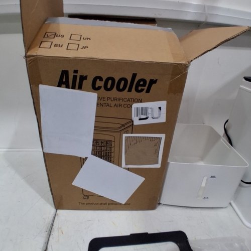 3-IN-1 PORTABLE 60° OSCILLATING AIR CONDITIONER/COOLER WITH REMOTE - 3 SPEEDS - 5.5L - WHITE(MODEL: BW-102YF) image 6