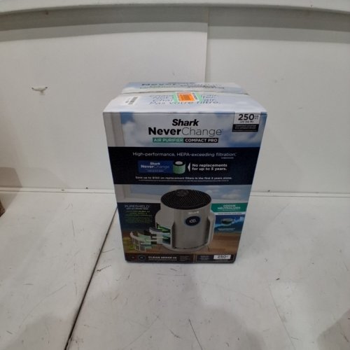 SHARK NEVER CHANGE COMPACT PRO HOME AIR PURIFIER WITH HEPA FILTRATION - UP TO 250SQFT - WHITE (MODEL: HP072C) image 6