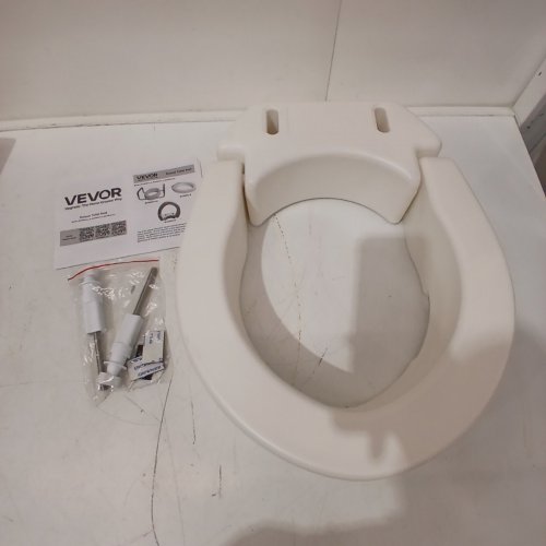 VEVOR RAISED TOILET SEAT FOR SENIORS AND DISABLED ADULTS - 3.5" X 19" - WHITE (MODEL: SC7060Q-L-4) image 2