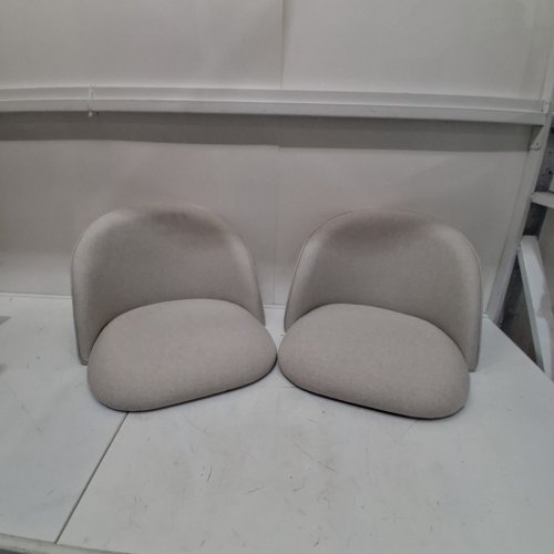 2PK HOMY CASA UPHOLSTERED COUNTER STOOLS SET - CREAM (MODEL:6965) image 3
