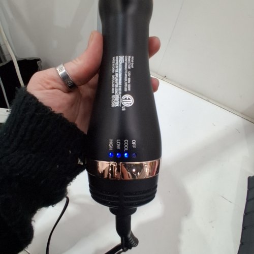 NICEBAY 4-IN-1 NEGATIVE ION HOT AIR STYLING BRUSH SET - ROSE GOLD/BLACK - (MODEL: CT-536). image 2