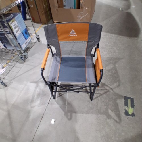 YOUGYM CAMPNACHT DIRECTOR CHAIR WITH SIDE TABLE - 20" X 5.5" X 20" - ORANGE image 4