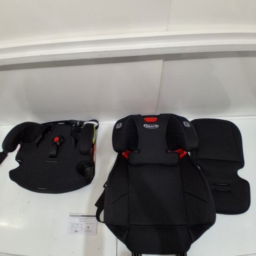GRACO TRANZITIONS 3-IN-1 HARNESS/HIGHBACK/BACKLESS BOOSTER CAR SEAT - 100LBS MAX/CAP - PROOF/BLACK (MODEL: 2035724) image 4