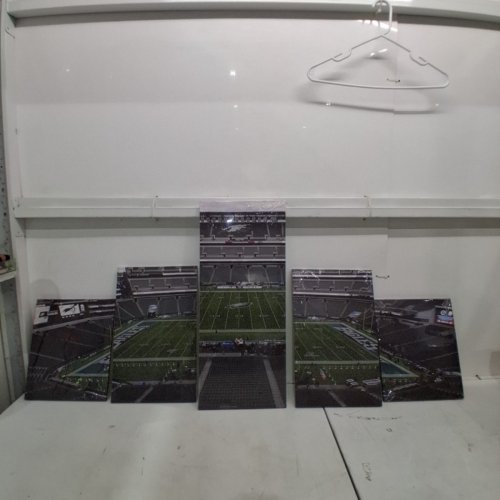5PC TUMOVO FOOTBALL STADIUM CANVAS PRINT - 24" X 55" - PHILADELPHIA EAGLES image 2