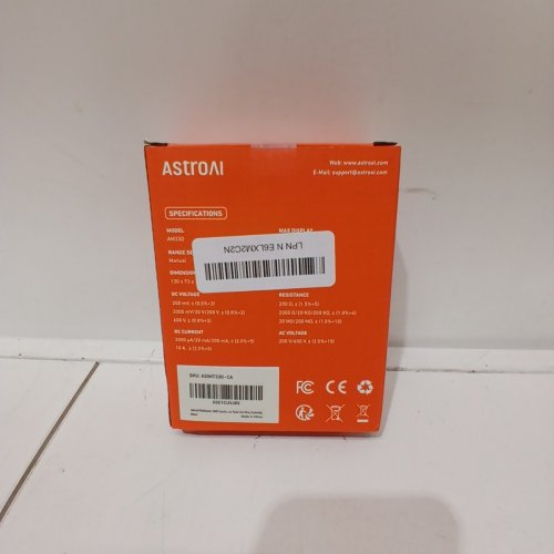 ASTROAI DIGITAL MULTIMETER DC/AC & OHM VOLTAGE/AMP TESTER - 2000 COUNTS - ORANGE (MODEL: AM33D) image 3