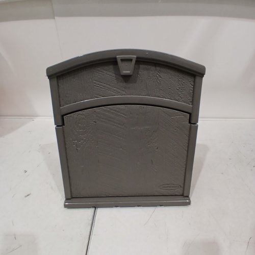 SUNCAST HOSE HANGER CABINET - 150FT HOSE CAPACITY - GREY image 2