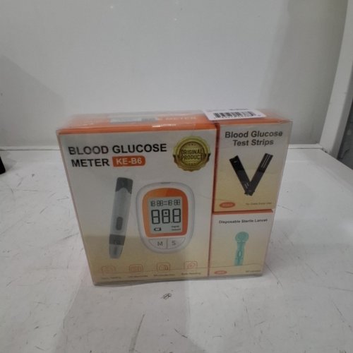 DIABETES BLOOD GLUCOSE MONITOR KIT - WHITE/ORANGE (MODEL:KE-B6) image 2