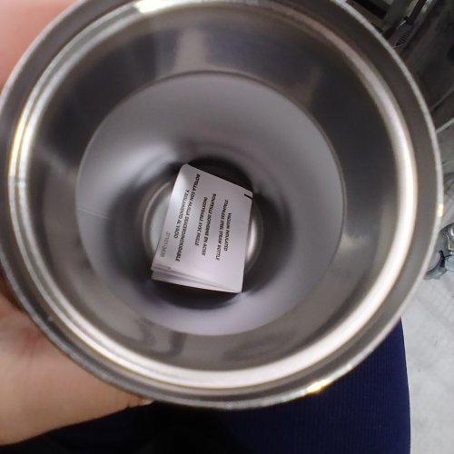 KIDS THERMOS INSULATED CUP - 10 OZ - GRAY / CREAM image 3