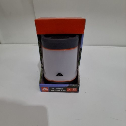OZARK TRAIL LED LANTERN UP TO 300 HOUR RUN TIME - 1500 LM - GREY/ORANGE image 2