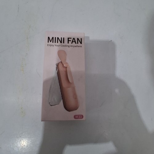 HANDHELD 3-SPEED MINI FAN - 4" - PURPLE (MODEL: M33) image 5