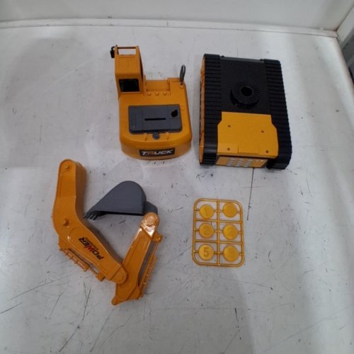 RELAYINERT EXCAVATOR SAVING POT DIY CASH HOLDING BOX COIN LOCKING HOLDER CHILDREN TOY VEHICLE PIGGY BANK - ORANGE/BLACK (MODEL: 00921585652654) image 2