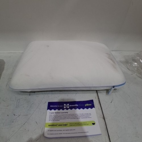 SEALY DREAMLIFE GEL MEMORY FOAM - STANDARD - WHITE image 2