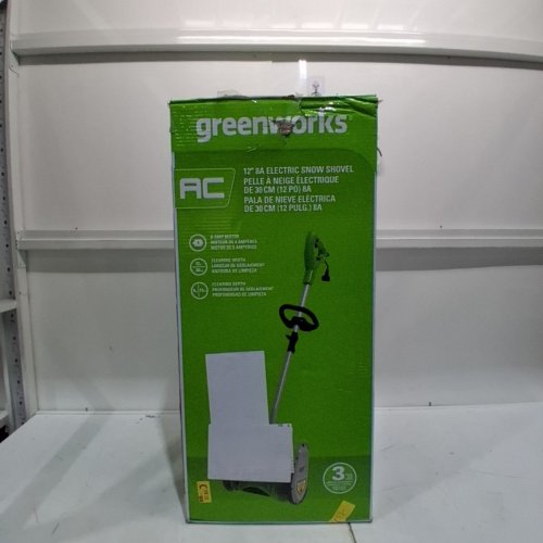 GREENWORKS PRO 12" 80V CORDED ELECTRIC SNOW SHOVEL, GREEN image 4