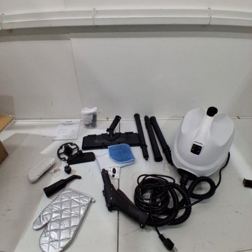 UDODIK PORTABLE STEAM CLEANER WITH 20 ACCESSORIES - WHITE / BLACK (MODEL: CB-07A) image 4