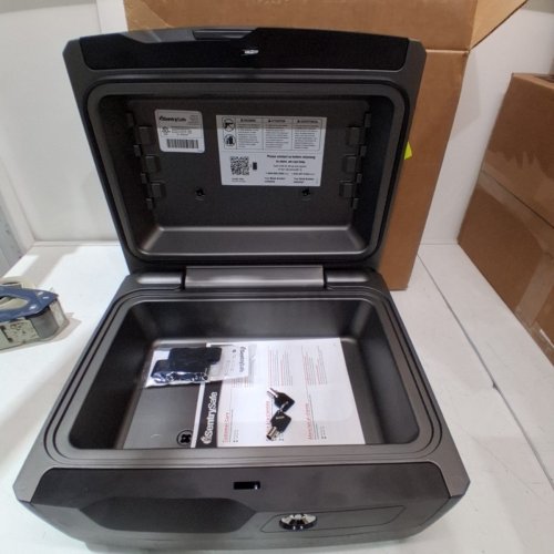 SENTRYSAFE SMALL FIREPROOF SECURITY SAFE - BLACK / GREY image 3