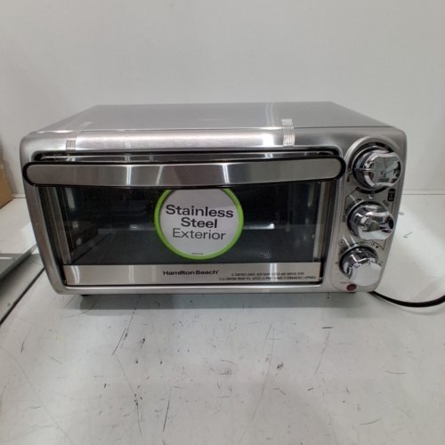 HAMILTON BEACH TOASTER OVEN - 1100W - STAINLESS STEEL (MODEL: 31143J) image 3